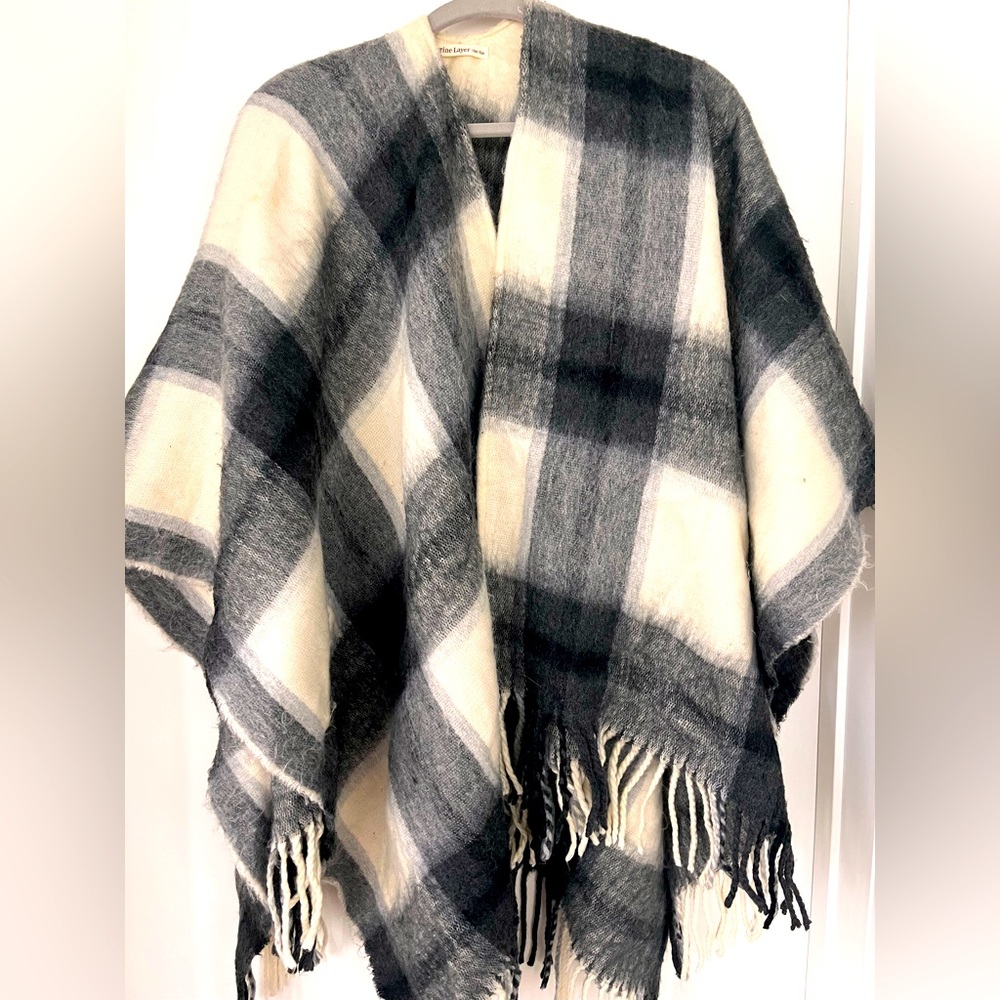 Marine Layer Mohair Shawl. One Size